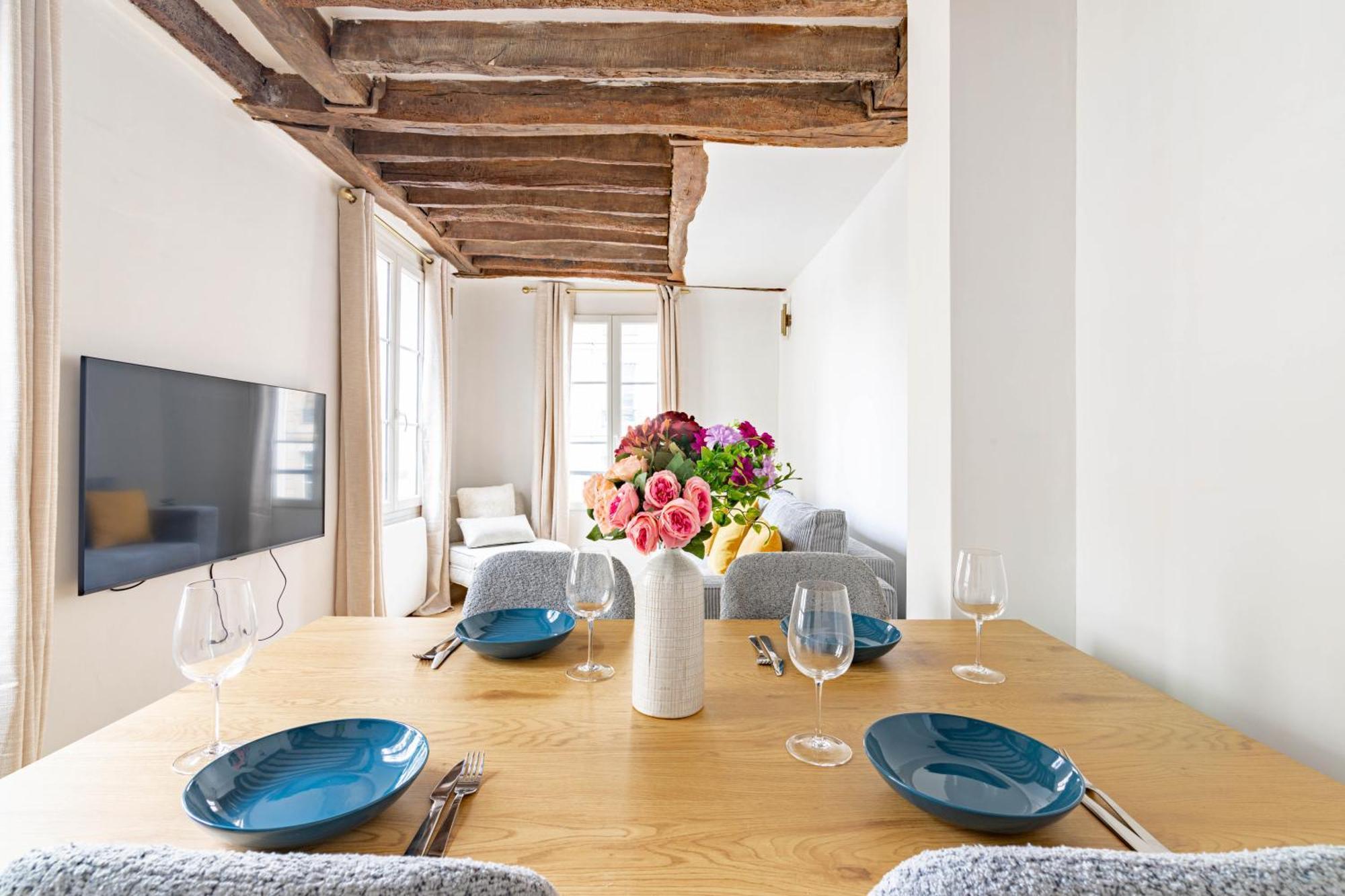 Appartement Quartier Fontaine Chatelet Les Halles Free Netflix パリ エクステリア 写真