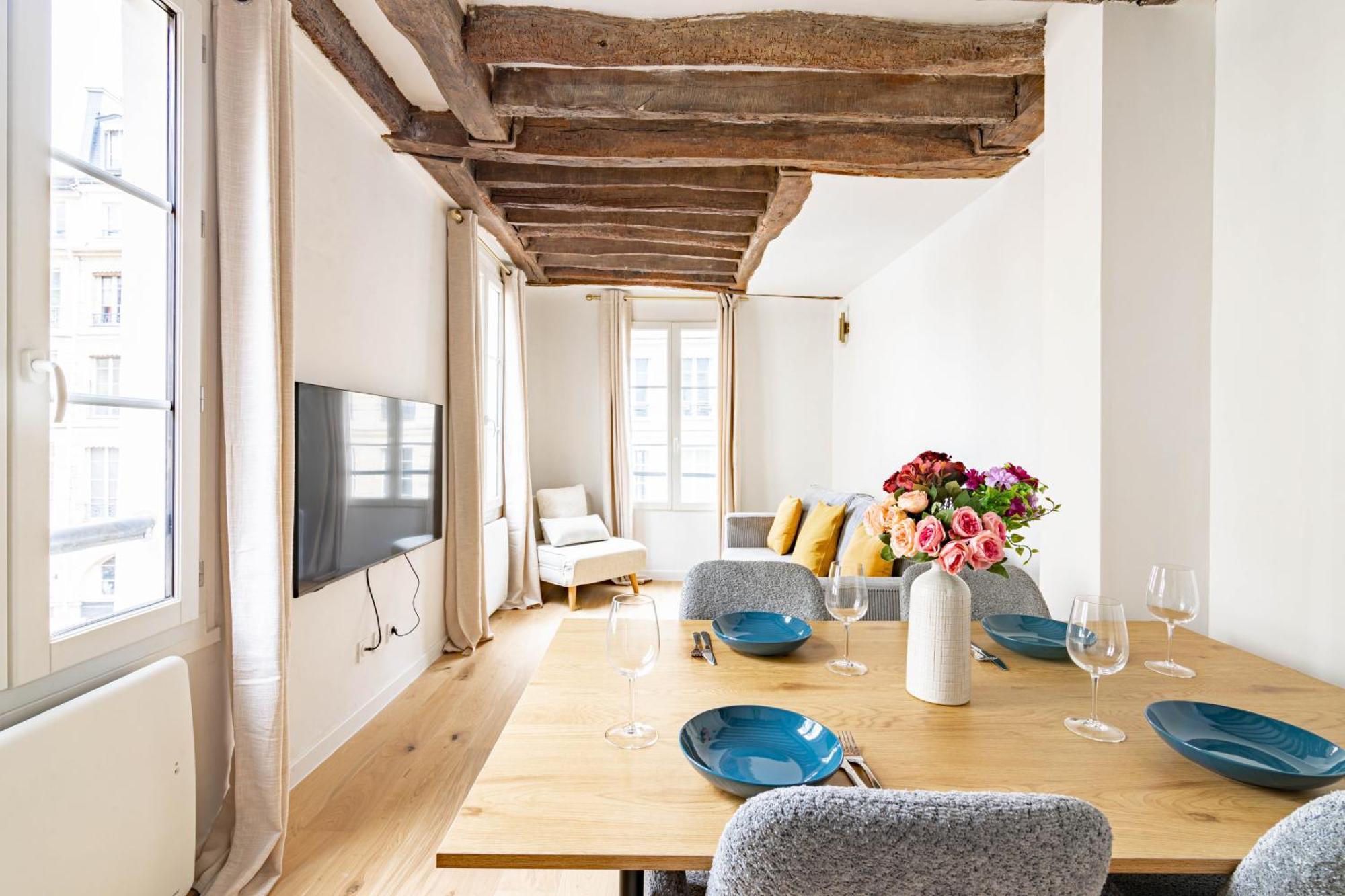 Appartement Quartier Fontaine Chatelet Les Halles Free Netflix パリ エクステリア 写真